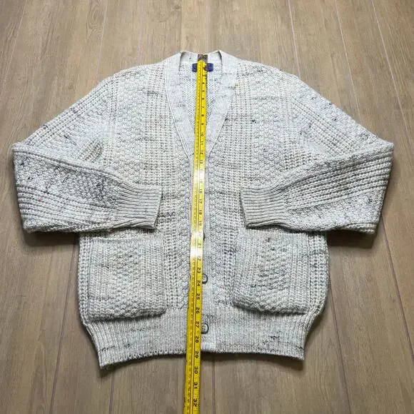 Vintage Pendleton Virgin Wool Cardigan Sweater USA Made Size Large